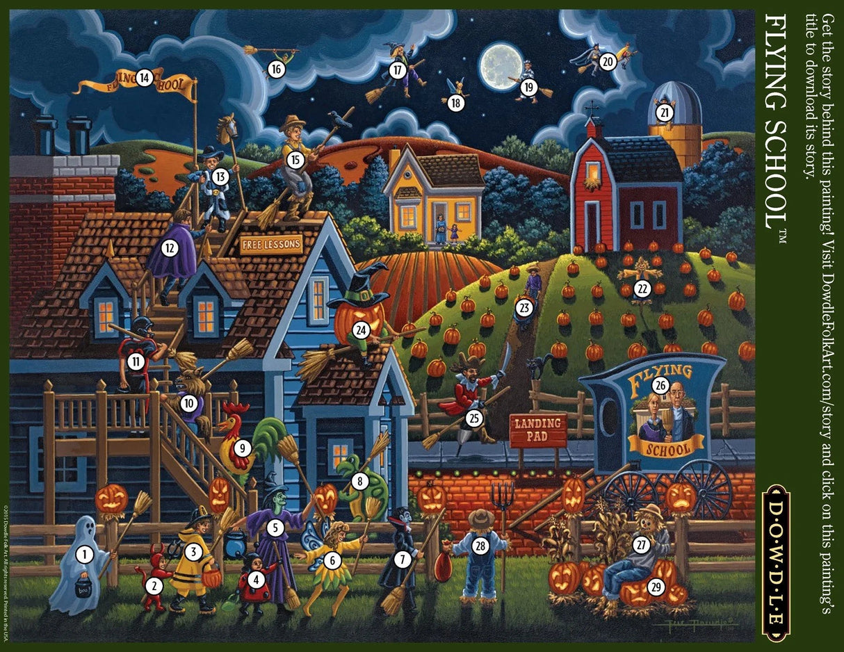 Flying School 500 Piece Jigsaw Puzzle | Dowdle Puzzles - Jigsaw Puzzles - The Puzzle Center