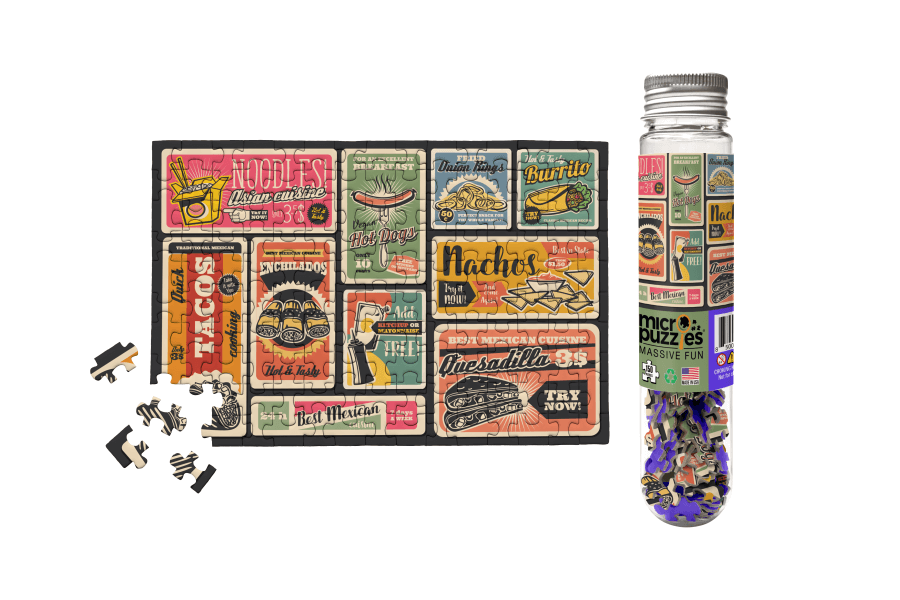 Food 150 Piece Mini Jigsaw Puzzle | MicroPuzzles - Mini Jigsaw Puzzles - The Puzzle Center