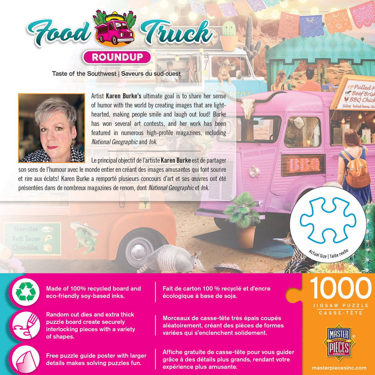Food Truck Roundup Taste of the Southwest 1000 Piece Puzzle by Masterpieces Puzzles - Masterpieces Puzzles - Jigsaw Puzzles - The Puzzle Center