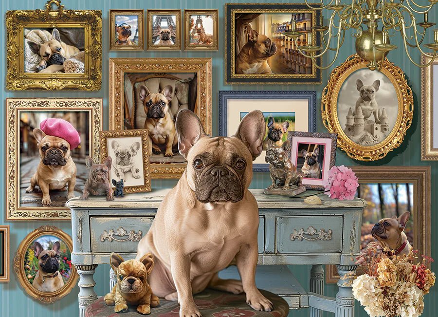 Frenchie 500 Piece Jigsaw Puzzle | Cobble Hill - Jigsaw Puzzles - The Puzzle Center