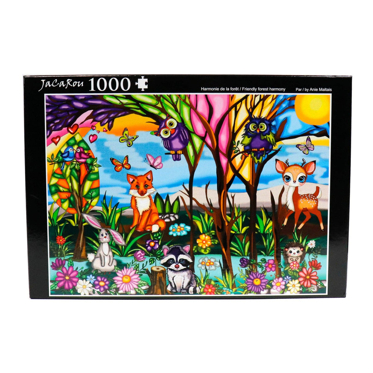Friendly Forest Harmony 1000 Piece Jigsaw Puzzle by JaCaRou Puzzles - JaCaRou Puzzles Inc. - Jigsaw Puzzles - The Puzzle Center -