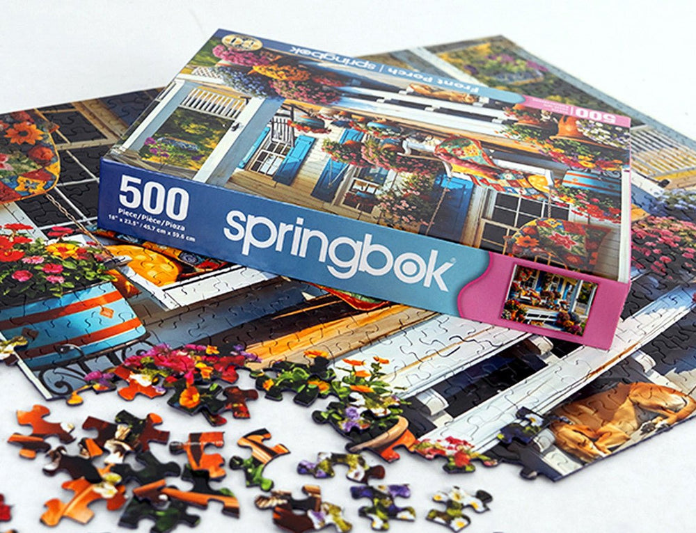 Front Porch 500 Piece Jigsaw Puzzle | Springbok Puzzles - Springbok Puzzles - Jigsaw Puzzles - The Puzzle Center