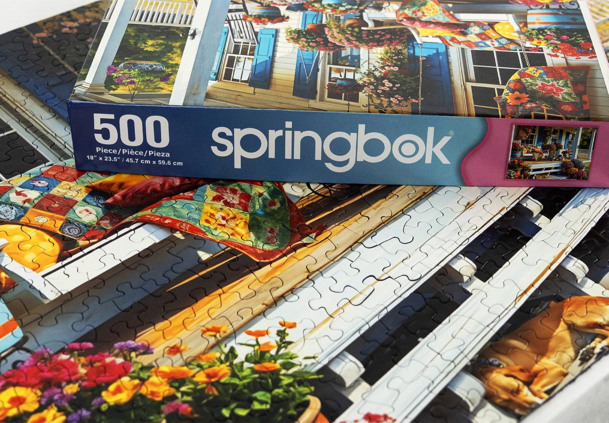 Front Porch 500 Piece Jigsaw Puzzle | Springbok Puzzles - Springbok Puzzles - Jigsaw Puzzles - The Puzzle Center