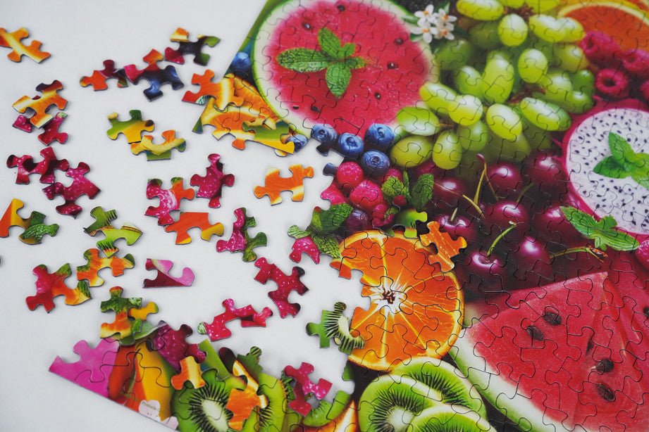 Fruit Platter 500 Piece Jigsaw Puzzle by Springbok Puzzles - Springbok Puzzles - Jigsaw Puzzles - The Puzzle Center