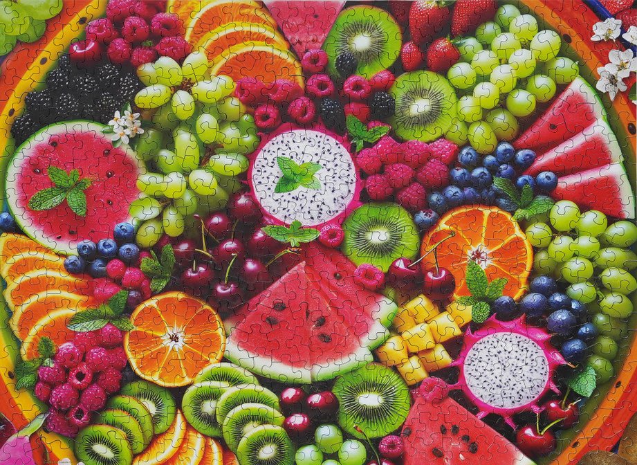 Fruit Platter 500 Piece Jigsaw Puzzle by Springbok Puzzles - Springbok Puzzles - Jigsaw Puzzles - The Puzzle Center