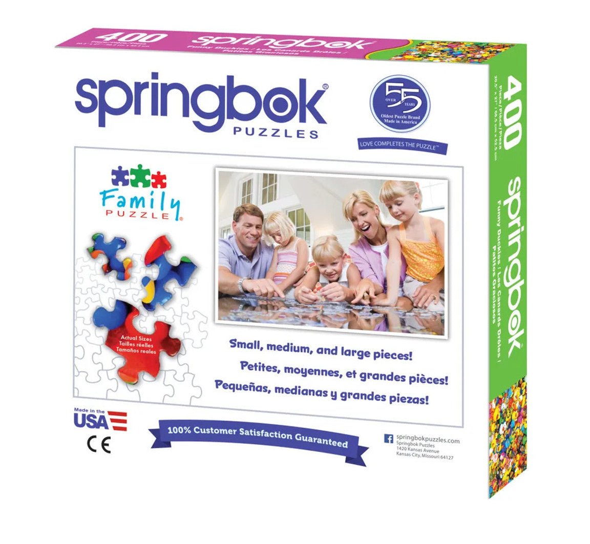 Funny Duckies 400 Piece Jigsaw Puzzle by Springbok Puzzles - Springbok Puzzles - Jigsaw Puzzles - The Puzzle Center