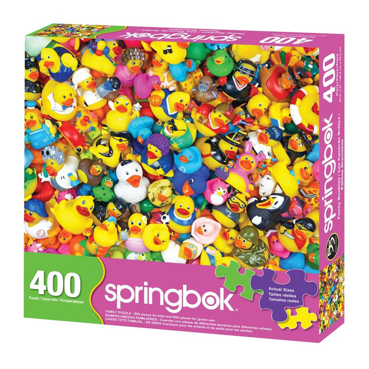 Funny Duckies 400 Piece Jigsaw Puzzle by Springbok Puzzles - Springbok Puzzles - Jigsaw Puzzles - The Puzzle Center