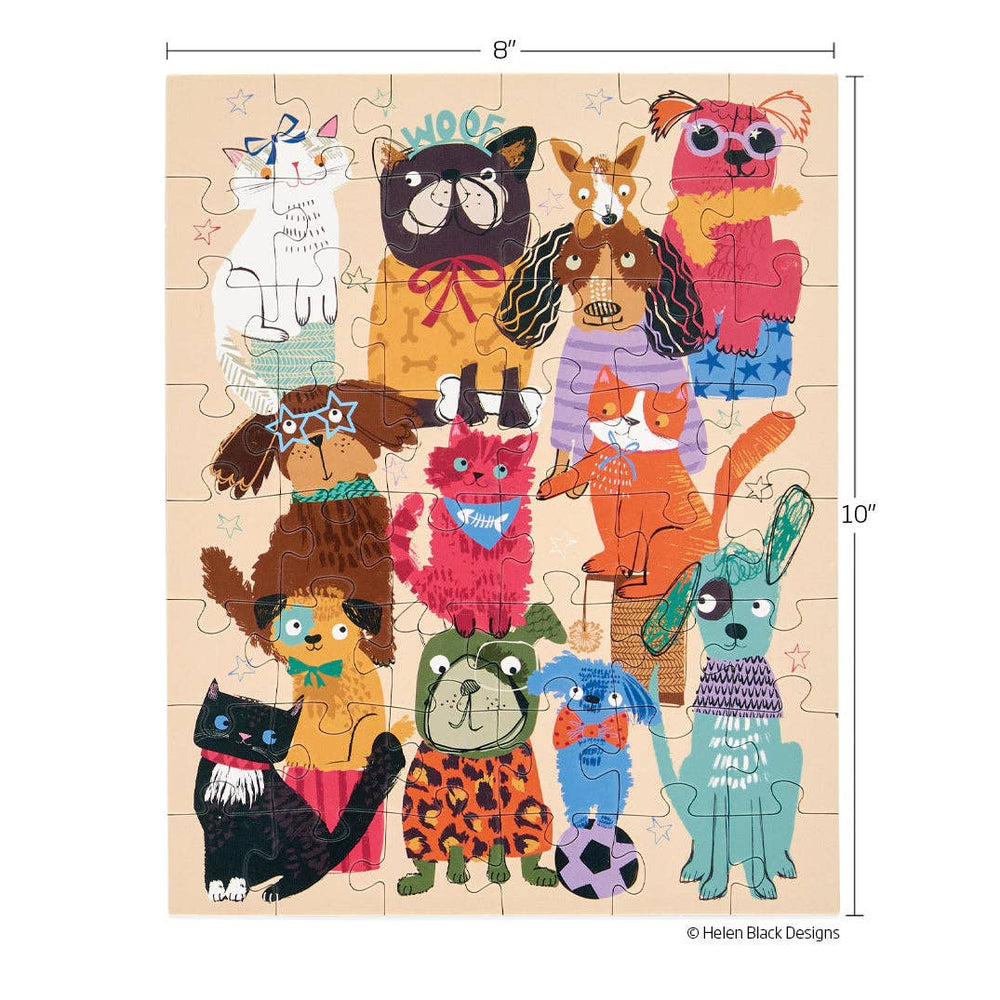 Fur Babies 48 Piece Puzzle Snax Mini JIgsaw Puzzle | WerkShoppe - Jigsaw Puzzles - The Puzzle Center