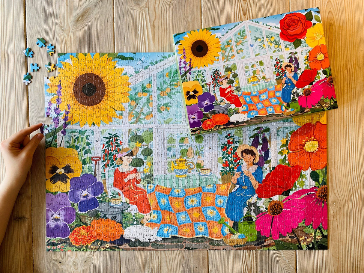 Garden of Friendship 1000 Piece Jigsaw Puzzle | Penny Puzzle - Jigsaw Puzzles - The Puzzle Center