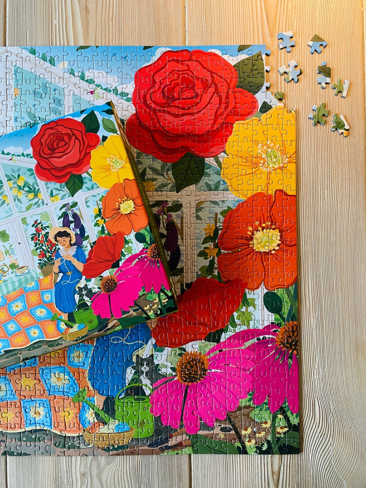 Garden of Friendship 1000 Piece Jigsaw Puzzle | Penny Puzzle - Jigsaw Puzzles - The Puzzle Center