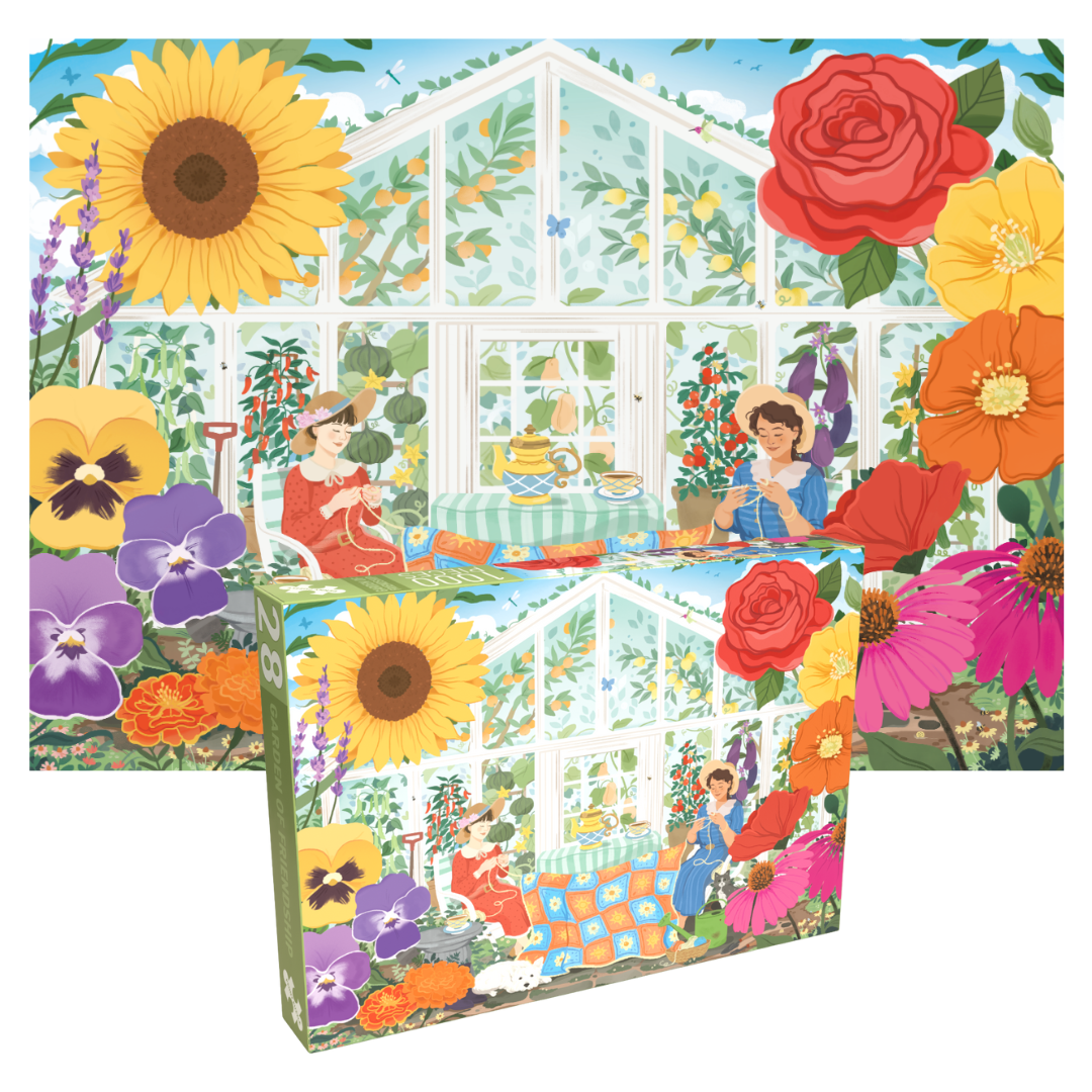 Garden of Friendship 1000 Piece Jigsaw Puzzle | Penny Puzzle - Jigsaw Puzzles - The Puzzle Center