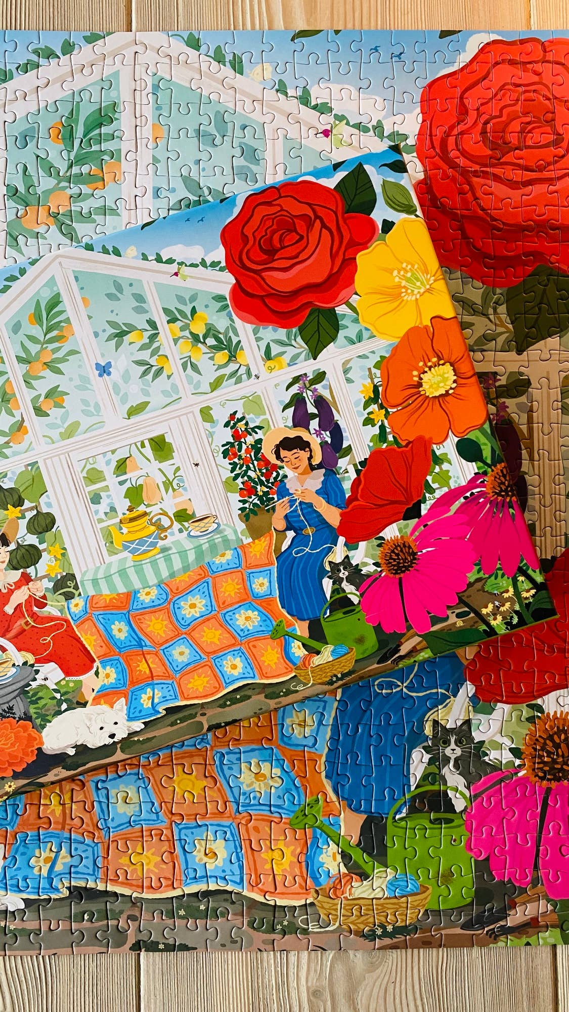 Garden of Friendship 1000 Piece Jigsaw Puzzle | Penny Puzzle - Jigsaw Puzzles - The Puzzle Center