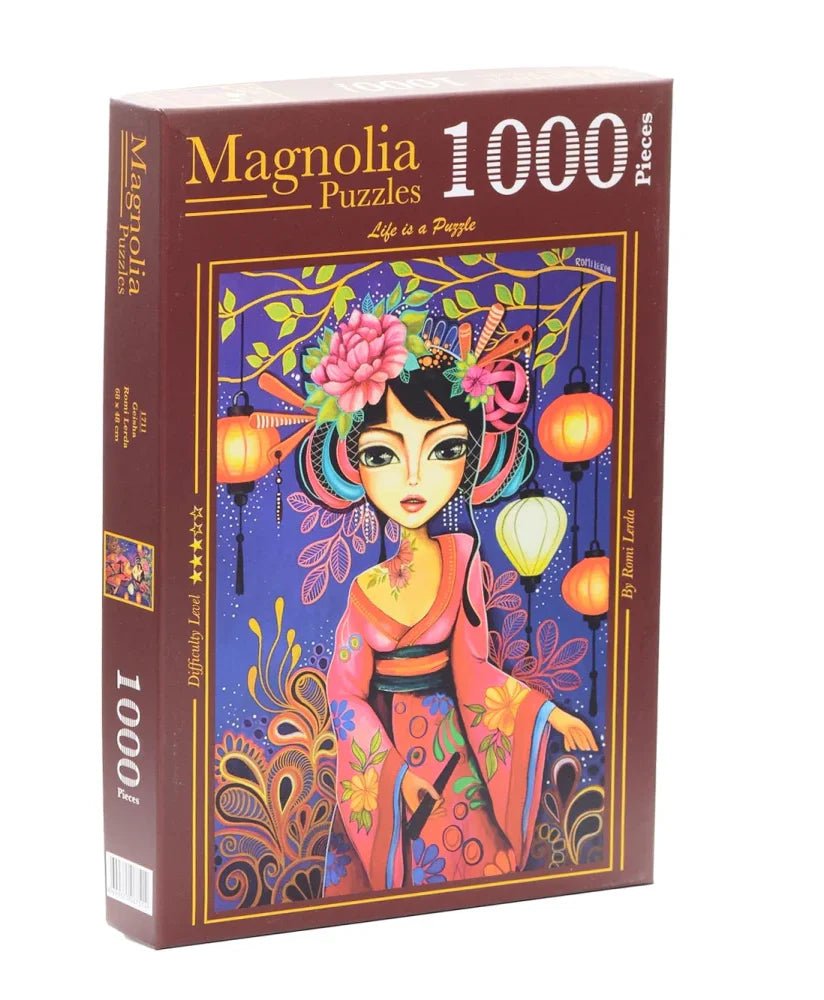 Geisha 1000 Piece Jigsaw Puzzle | Magnolia Puzzles - Magnolia - Jigsaw Puzzles - The Puzzle Center