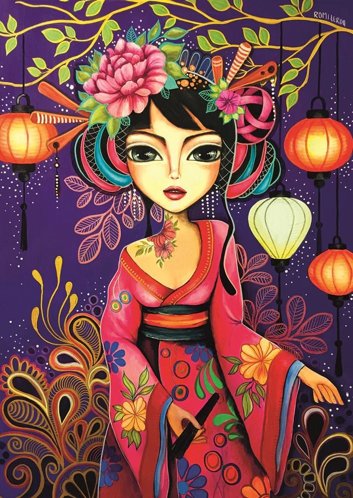 Geisha 1000 Piece Jigsaw Puzzle | Magnolia Puzzles - Magnolia - Jigsaw Puzzles - The Puzzle Center