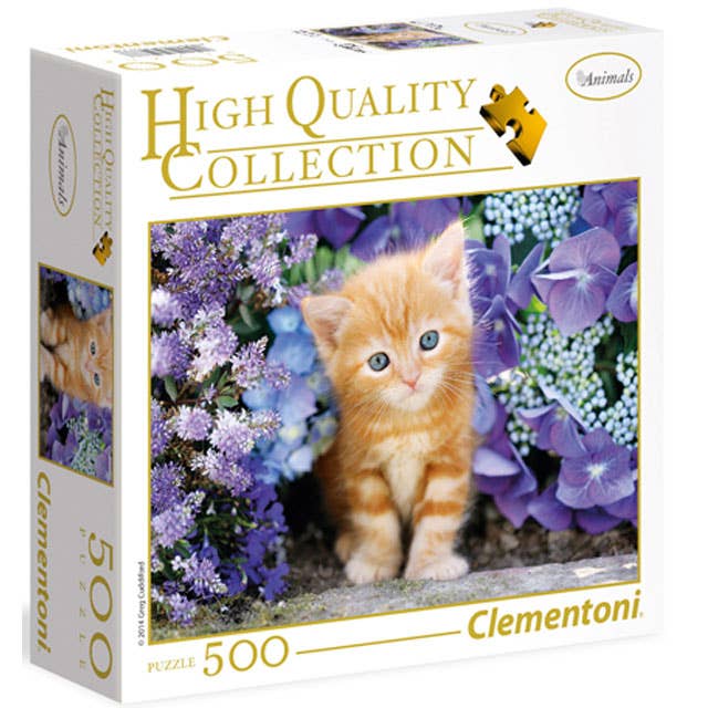 Ginger Cat - 500 Piece Jigsaw Puzzle by Clementoni - Clementoni - Jigsaw Puzzles - The Puzzle Center -
