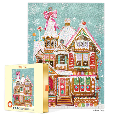 Gingerbread House 1000 Piece Jigsaw Puzzle | WerkShoppe - Jigsaw Puzzles - The Puzzle Center