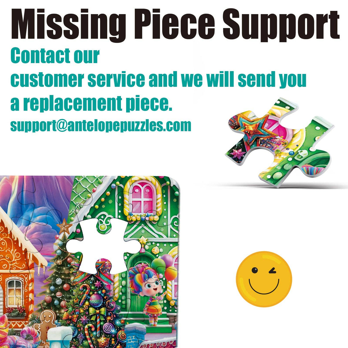Gingerbread Village 1000 Piece Jigsaw Puzzle | Antelope Puzzle - Jigsaw Puzzles - The Puzzle Center