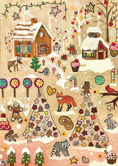 Gingerbread Wonderland 1000 Piece Jigsaw Puzzle | Magnolia Puzzles - Magnolia - Jigsaw Puzzles - The Puzzle Center