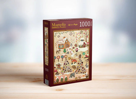 Gingerbread Wonderland 1000 Piece Jigsaw Puzzle | Magnolia Puzzles - Magnolia - Jigsaw Puzzles - The Puzzle Center