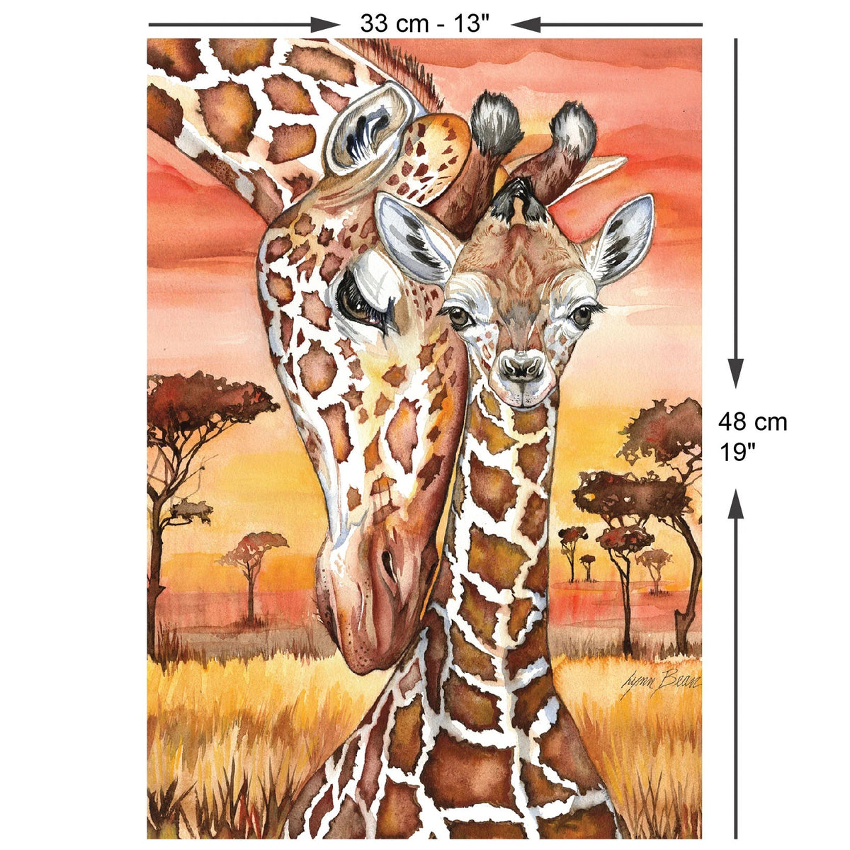 Giraffe 500 Piece Jigsaw Puzzle | Anatolian - Jigsaw Puzzles - The Puzzle Center