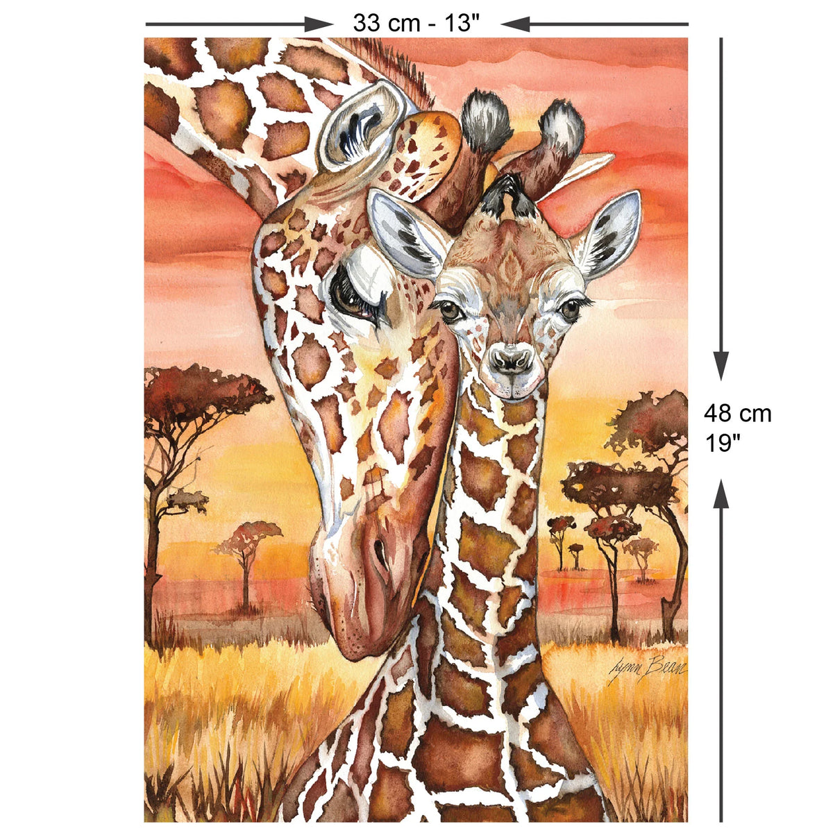 Giraffe 500 Piece Jigsaw Puzzle | Anatolian