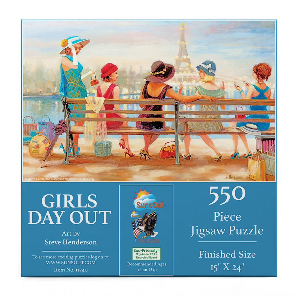 Girls Day Out 550 Piece Jigsaw Puzzle by SunsOut Puzzles - SunsOut - Jigsaw Puzzles - The Puzzle Center