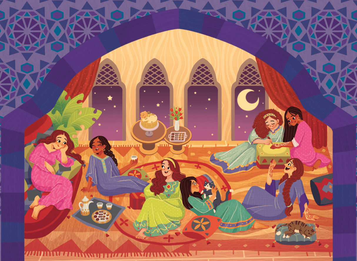 Girls Night 500 Piece Jigsaw Puzzle | Laila Luxury Puzzles - Jigsaw Puzzles - The Puzzle Center