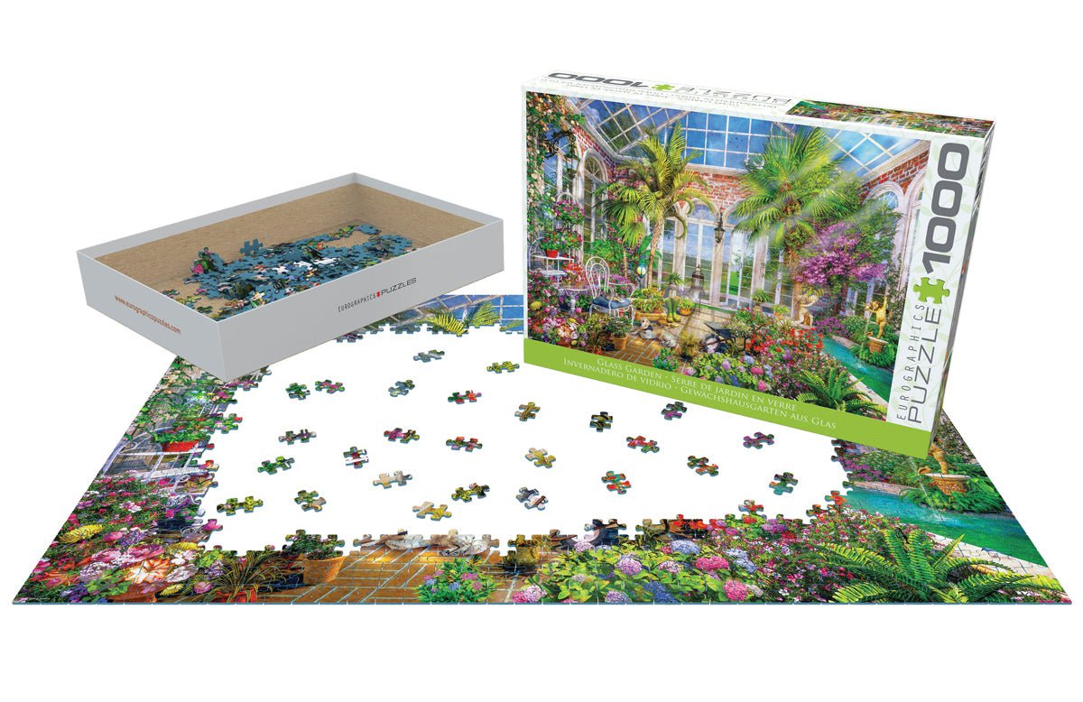 Glass Garden 1000 - Piece Puzzle by Eurographics - Eurographics - Jigsaw Puzzles - The Puzzle Center -