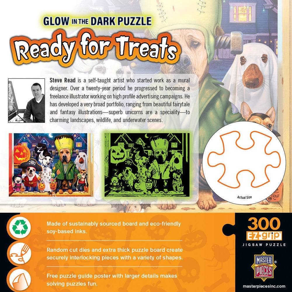 Glow in the Dark - Ready for Treats 300 Piece EZ Grip Jigsaw | Masterpieces Puzzles - Jigsaw Puzzles - The Puzzle Center