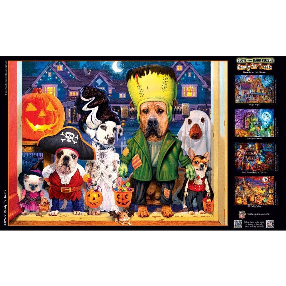 Glow in the Dark - Ready for Treats 300 Piece EZ Grip Jigsaw | Masterpieces Puzzles - Jigsaw Puzzles - The Puzzle Center