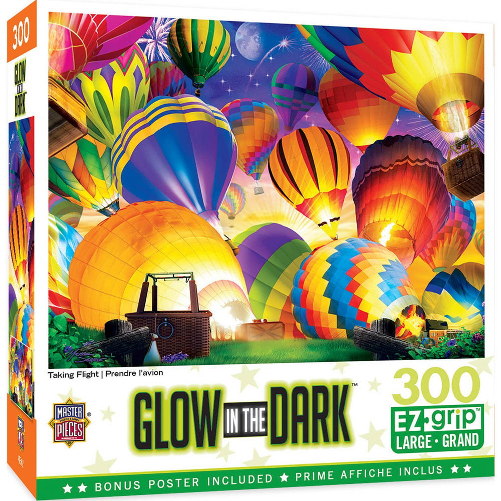 Glow in the Dark - Taking Flight 300 Piece Puzzle by Masterpieces Puzzles - Masterpieces Puzzles - Jigsaw Puzzles - The Puzzle Center
