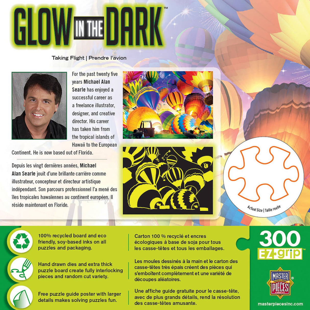 Glow in the Dark - Taking Flight 300 Piece Puzzle by Masterpieces Puzzles - Masterpieces Puzzles - Jigsaw Puzzles - The Puzzle Center
