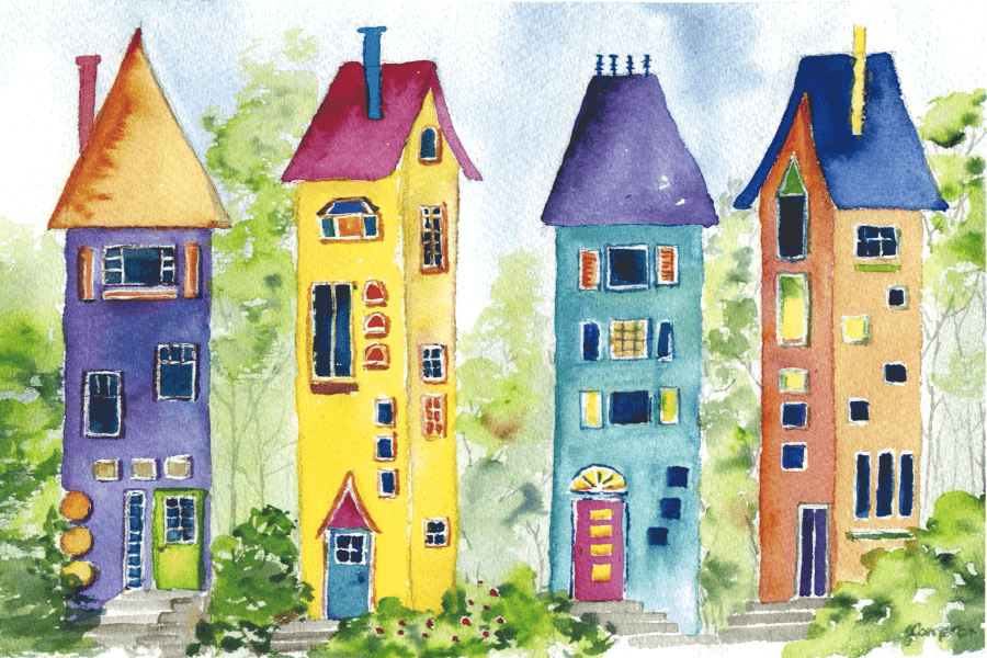 Gnome Homes Mini Jigsaw Puzzle | MicroPuzzles - Mini Jigsaw Puzzles - The Puzzle Center