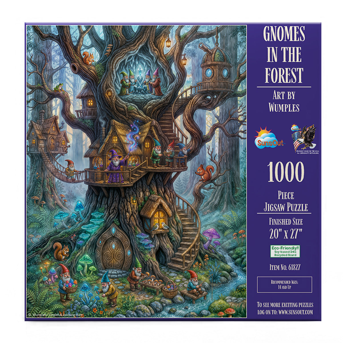 Gnomes In The Forest 1000 Piece Jigsaw Puzzle | SunsOut