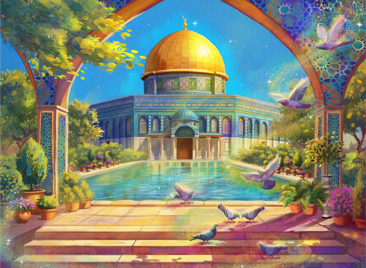 Golden Dome 500 Piece Jigsaw Puzzle | Laila Luxury Puzzles - Jigsaw Puzzles - The Puzzle Center