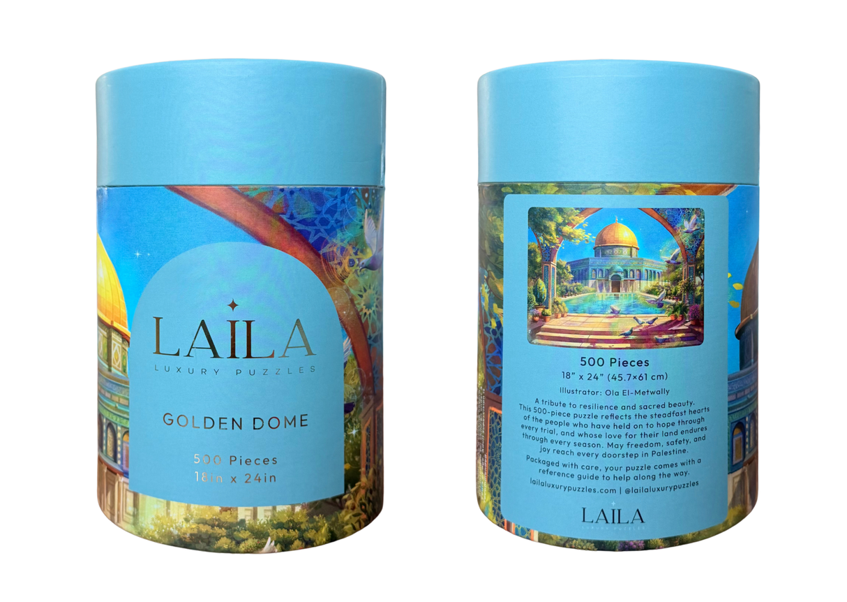 Golden Dome 500 Piece Jigsaw Puzzle | Laila Luxury Puzzles - Jigsaw Puzzles - The Puzzle Center