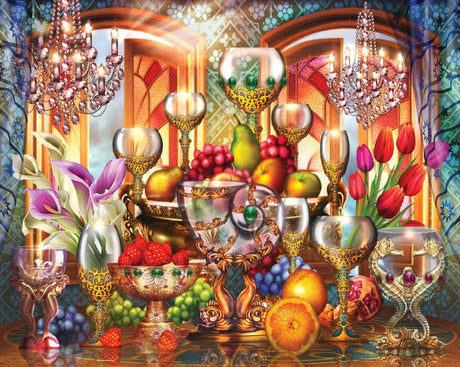 Golden Elegance 1000 Piece Jigsaw Puzzle | Springbok Puzzles - Springbok Puzzles - Jigsaw Puzzles - The Puzzle Center