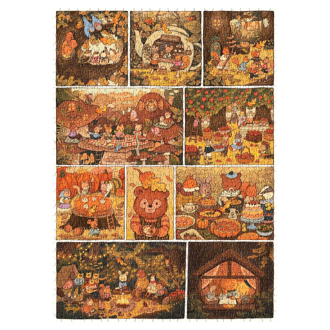 Golden Forest 1000 Piece Jigsaw Puzzle | Soonness - Jigsaw Puzzles - The Puzzle Center