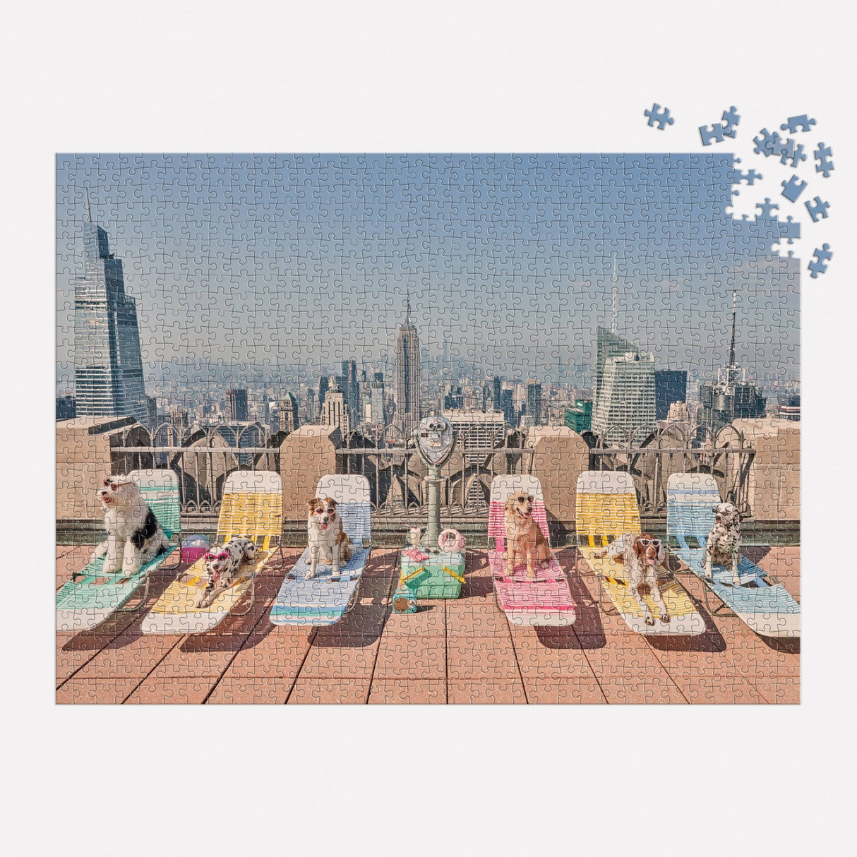 Gray Malin The Dogs of New York City 1000 Piece Puzzle by Galison - Galison - Jigsaw Puzzles - The Puzzle Center -