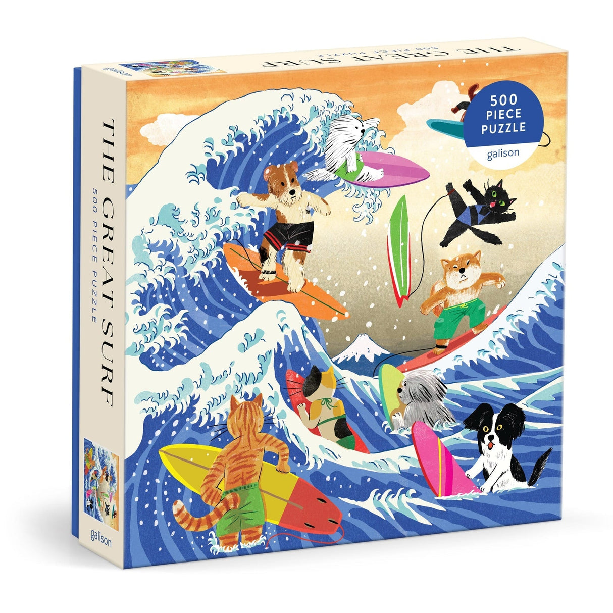 Great Surf 500 Piece Jigsaw Puzzle | Galison - Jigsaw Puzzles - The Puzzle Center