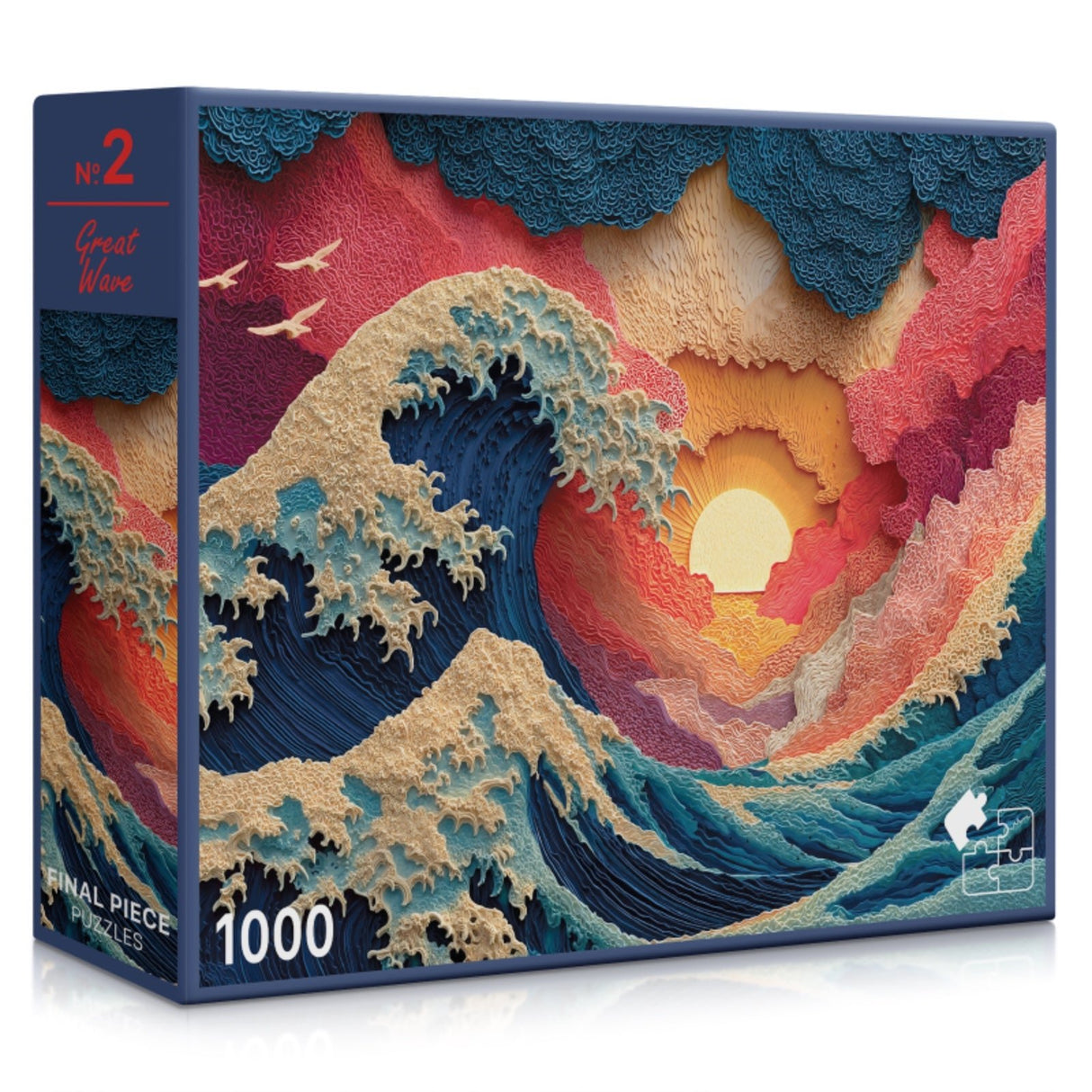 Great Wave 1000 Piece Jigsaw Puzzle | Final Piece Puzzles - Jigsaw Puzzles - The Puzzle Center