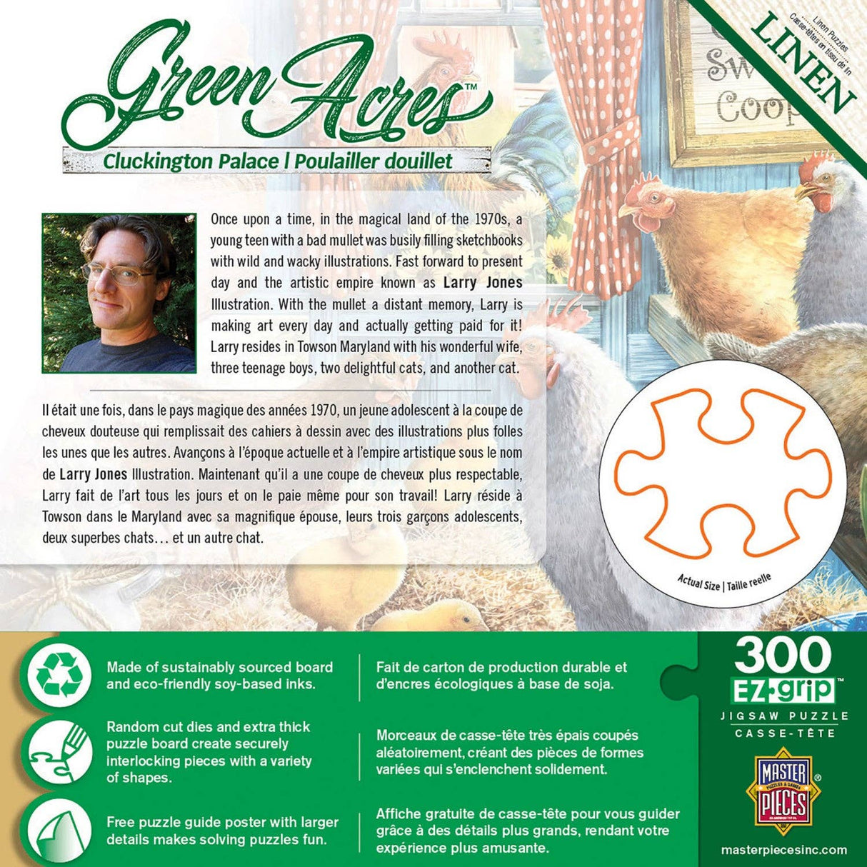 Green Acres - Cluckington Palace 300 Piece EZ Grip Puzzle | Masterpieces - Masterpieces Puzzles - Jigsaw Puzzles - The Puzzle Center