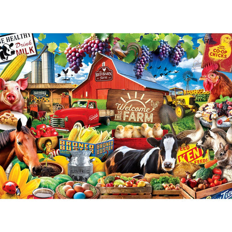 Greetings From the Farm 500 Piece Jigsaw Puzzle by Masterpieces Puzzles - Masterpieces Puzzles - Jigsaw Puzzles - The Puzzle Center