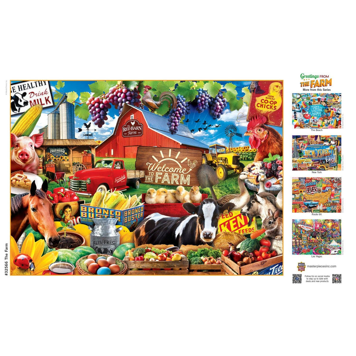 Greetings From the Farm 500 Piece Jigsaw Puzzle by Masterpieces Puzzles - Masterpieces Puzzles - Jigsaw Puzzles - The Puzzle Center