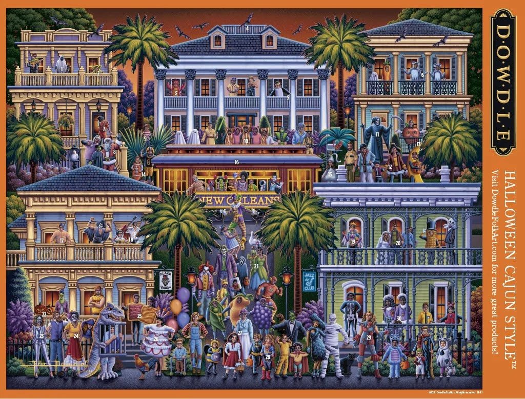 Halloween Cajun Style 1000 Piece Jigsaw Puzzle | Dowdle Puzzles - Jigsaw Puzzles - The Puzzle Center