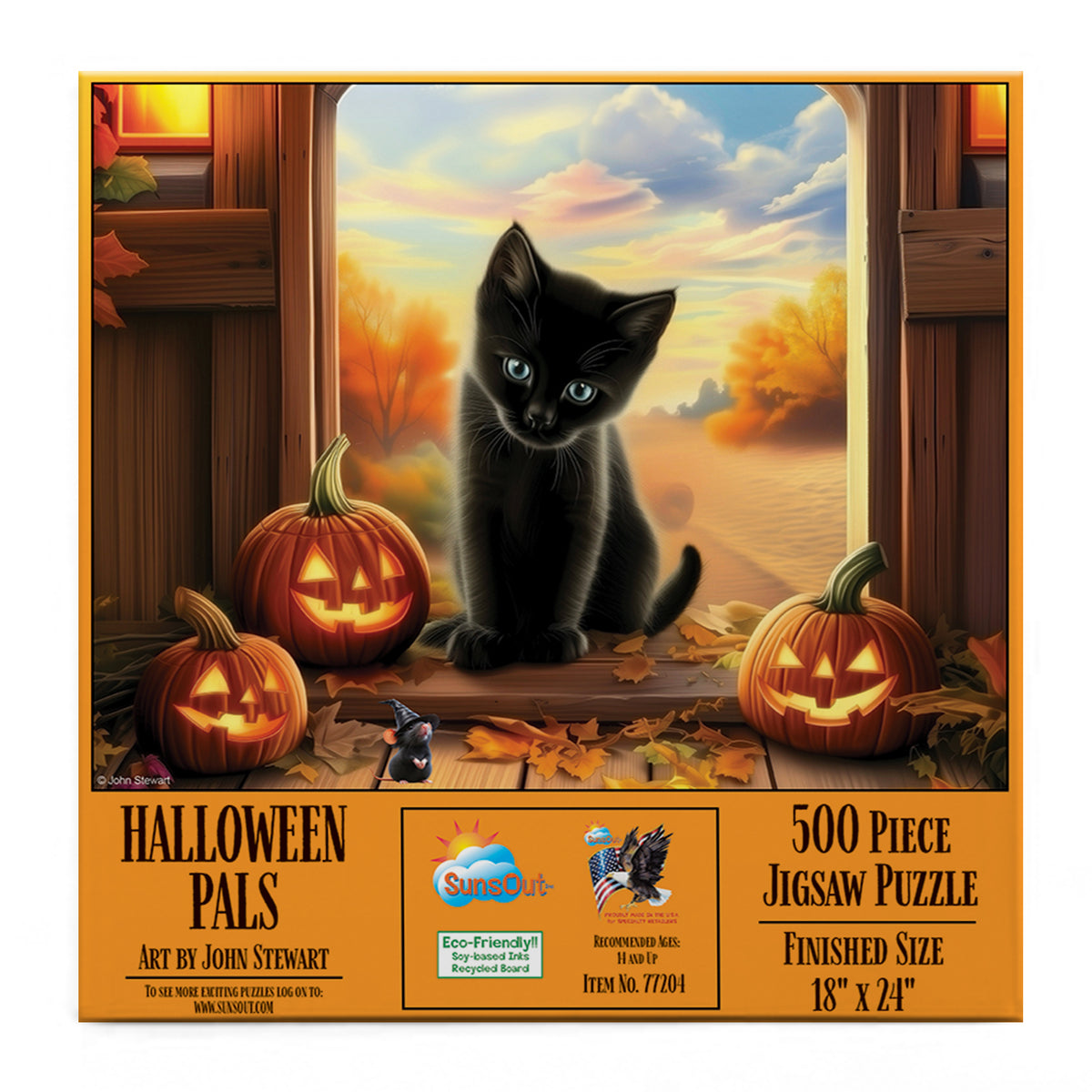 Halloween Pals 500 Piece Jigsaw Puzzle | SunsOut
