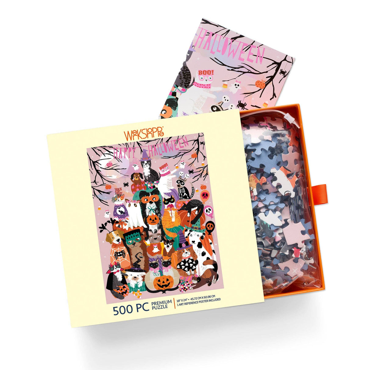 Happy Halloween 500 Piece Jigsaw Puzzle | WerkShoppe - Jigsaw Puzzle - The Puzzle Center