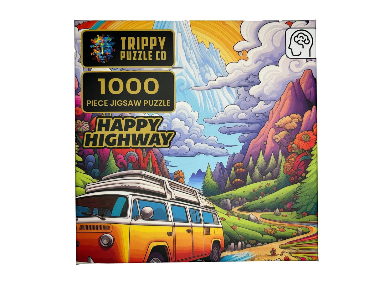 Happy Highway 1000 Piece Jigsaw Puzzle | Trippy Puzzle Co - Jigsaw Puzzles - The Puzzle Center