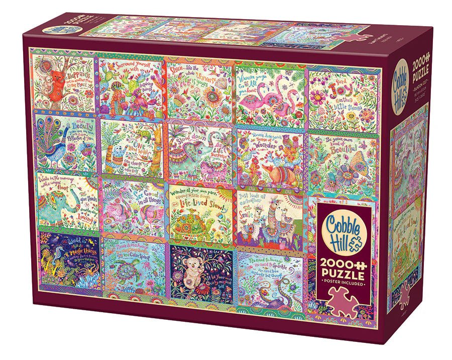 Happy Thoughts 2000 Piece Jigsaw Puzzle | Cobble Hill Puzzles - Jigsaw Puzzles - The Puzzle Center