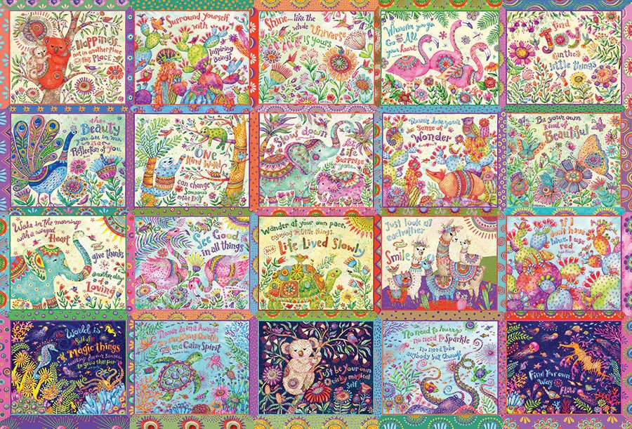 Happy Thoughts 2000 Piece Jigsaw Puzzle | Cobble Hill Puzzles - Jigsaw Puzzles - The Puzzle Center